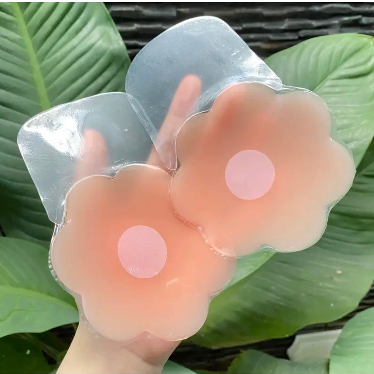 Bộ 2 miếng dán nhũ hoa kéo nâng ngực chống chảy xệ - miếng dán nâng ngực - miếng dán ti silicon - áo ngực dán - P13