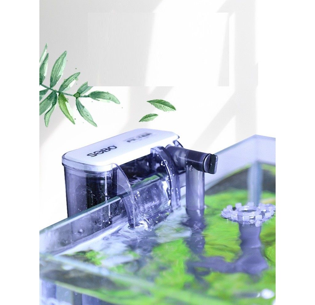 Lọc thác - lọc treo sobo 618h/ 628h/ 638h chạy êm cho bể cá thủy sinh treo thành hồ