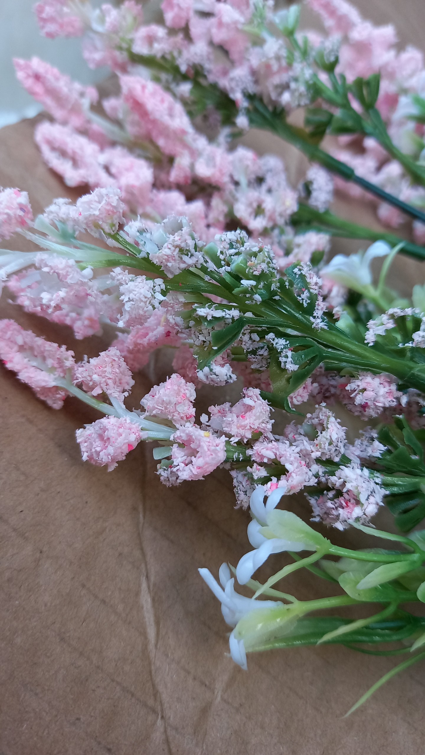 1 Bụi cỏ chồn Lavender giả 5 nhánh - Bụi rong hoa hồng - Hoa giả - Hương Flower