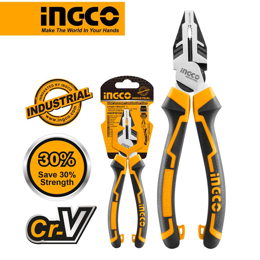 Kềm răng cao cấp ingco hhcp28180