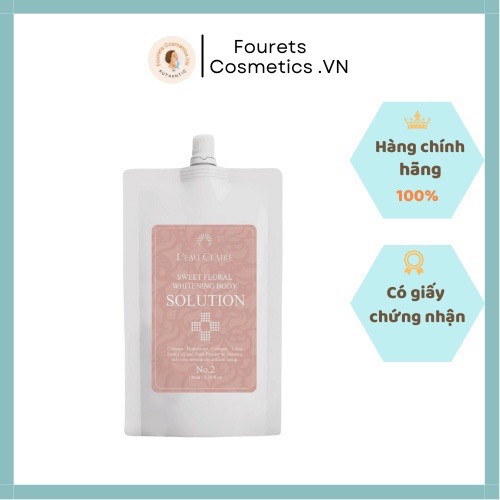 Sữa ủ trắng - Sweet Floral Whitening Body Solution- L'eau Claire VN