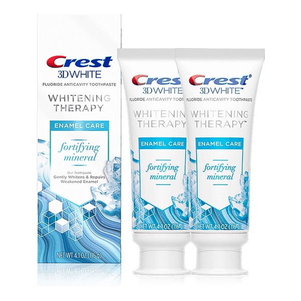 Kem Đánh Răng Trắng Sáng,Kháng Khuẩn, Ngừa Sâu Răng Thế Hệ Mới Crest Advanced Whitening Technology + Advanced Stain Protection Toothpaste 116g (100% USA)