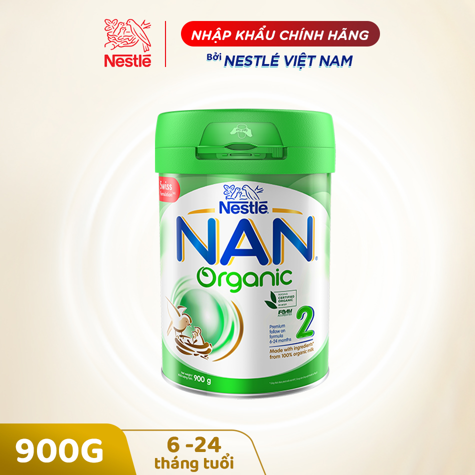 Giá gốc 680k giảm 39% Sữa Bột Nestle NAN Organic 2 900g