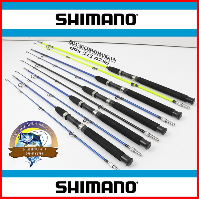 Cần đặc 2 khúc shimano 1m65 1m8 2m1 2m4 2m7 - cam kết bảo hành đổi trả trong 2 tuần đầu