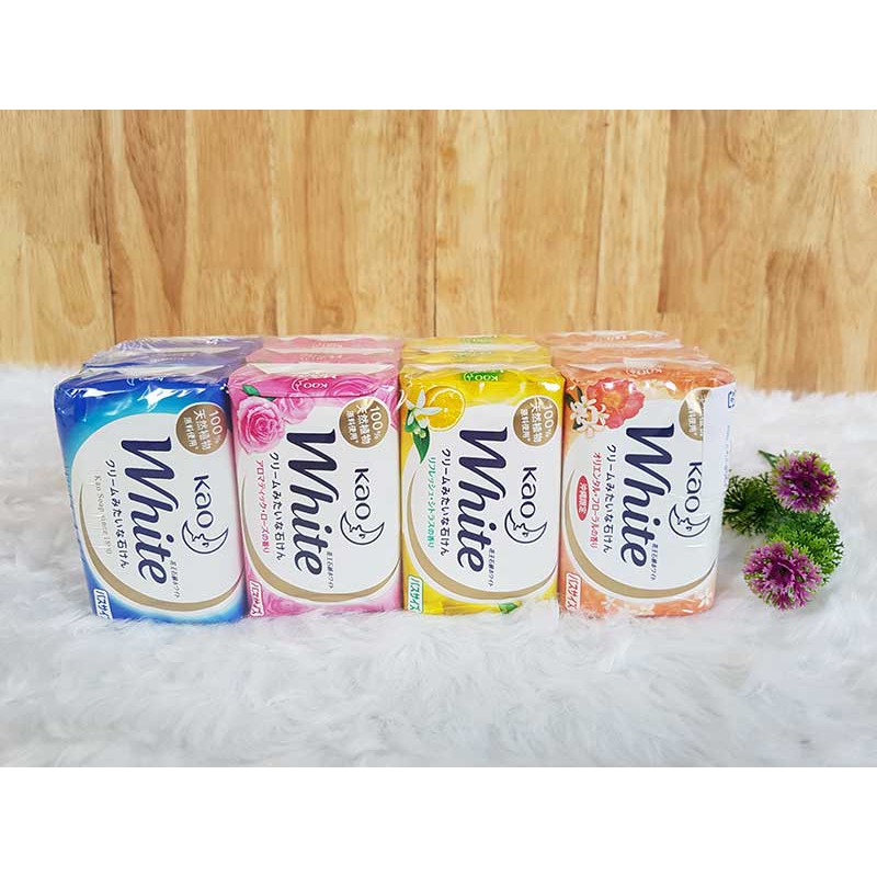 Xà bông tắm trắng da kao white 130g