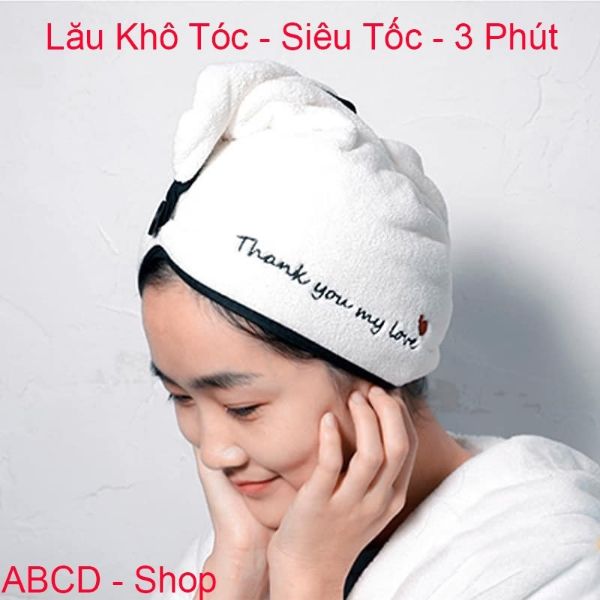Khăn quấn khô tóc siêu tốc