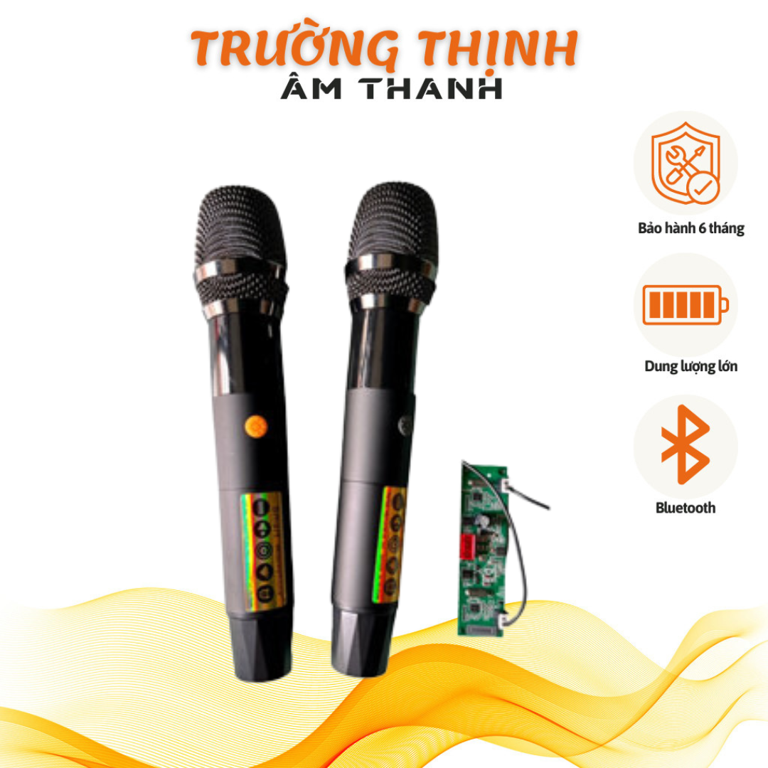 Micro Loa Kéo 2 Màn Hình Trang Bị Đầu Micro Cao Cấp Cho Âm Bass Và Âm Treble Đầy Đủ