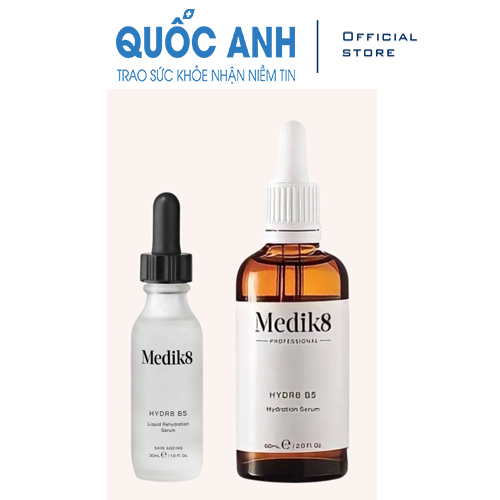 Serum phục hồi cấp ẩm Medik8 Serum Hydr8 B5 Liquid Rehydration Serum 30ml/60ml làm dịu da mặt - Mecskincare