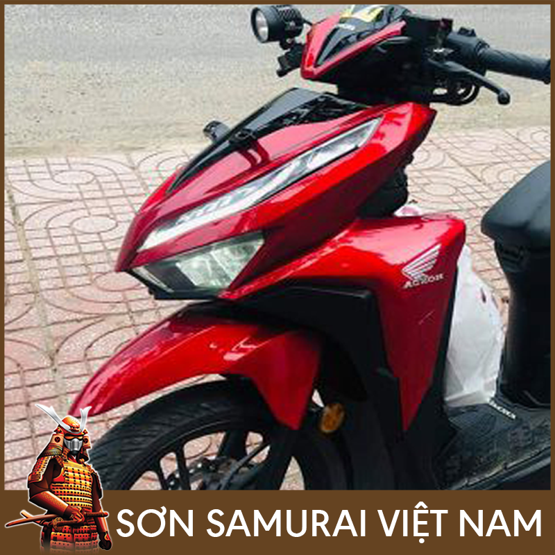 Sơn samurai đỏ nhám - Combo màu đỏ nhám H138 bóng 128A
