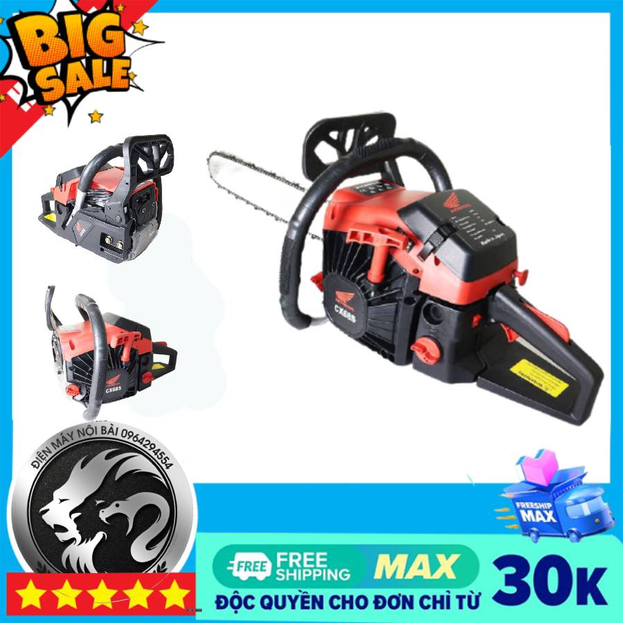 Máy cưa gỗ honda CX68-Máy cưa xích chạy xăng, máy cưa, máy cưa gỗ cầm tay
