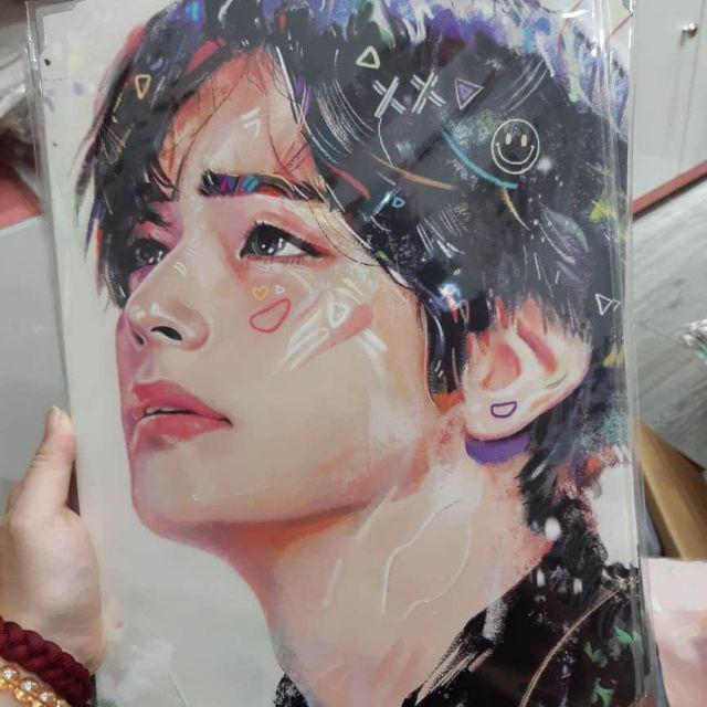 Khung ảnh sơn dầu BTS