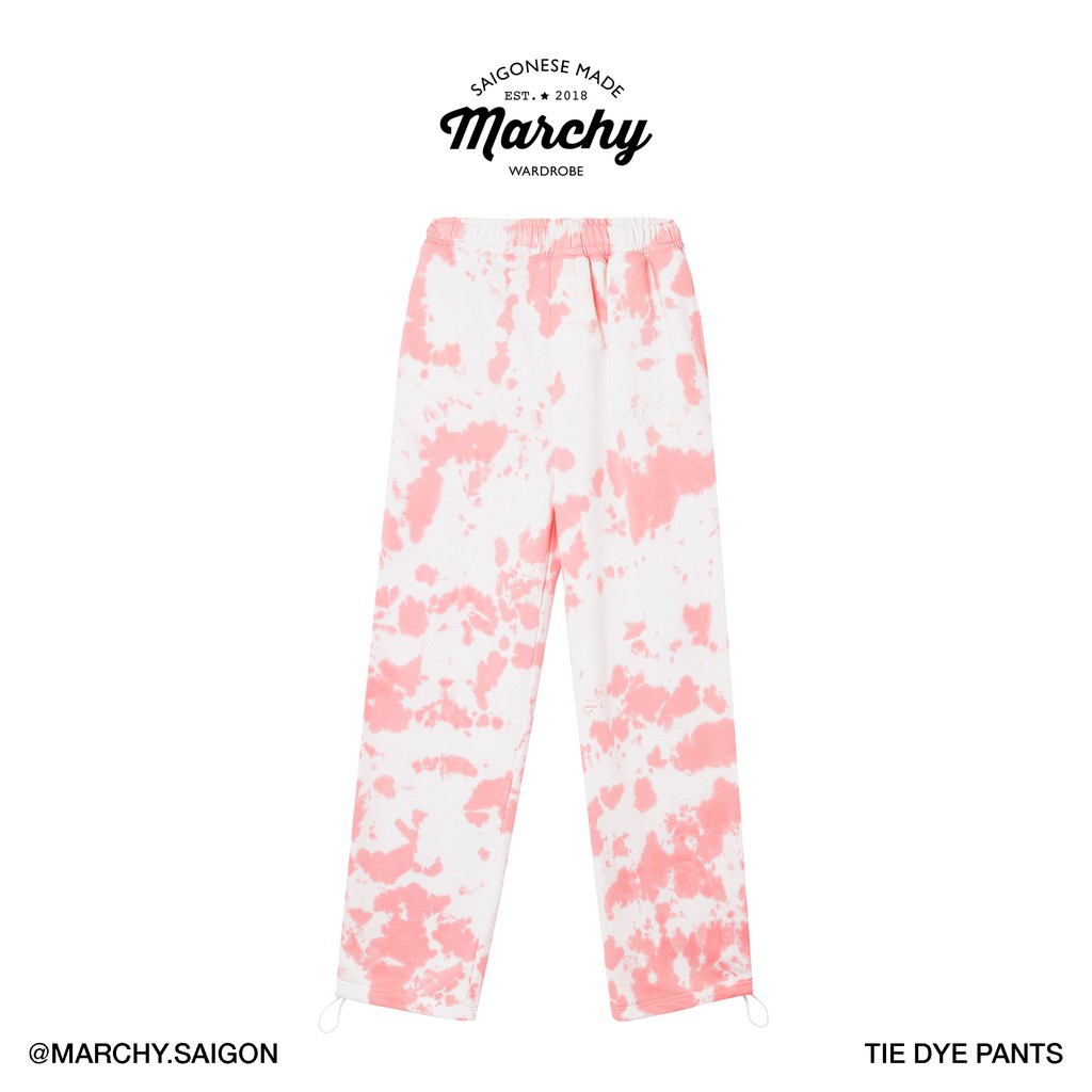 [nhập lazsohot2- giảm 20% đơn 199k|marchy - tie dye pants - quần tie dye ống suông