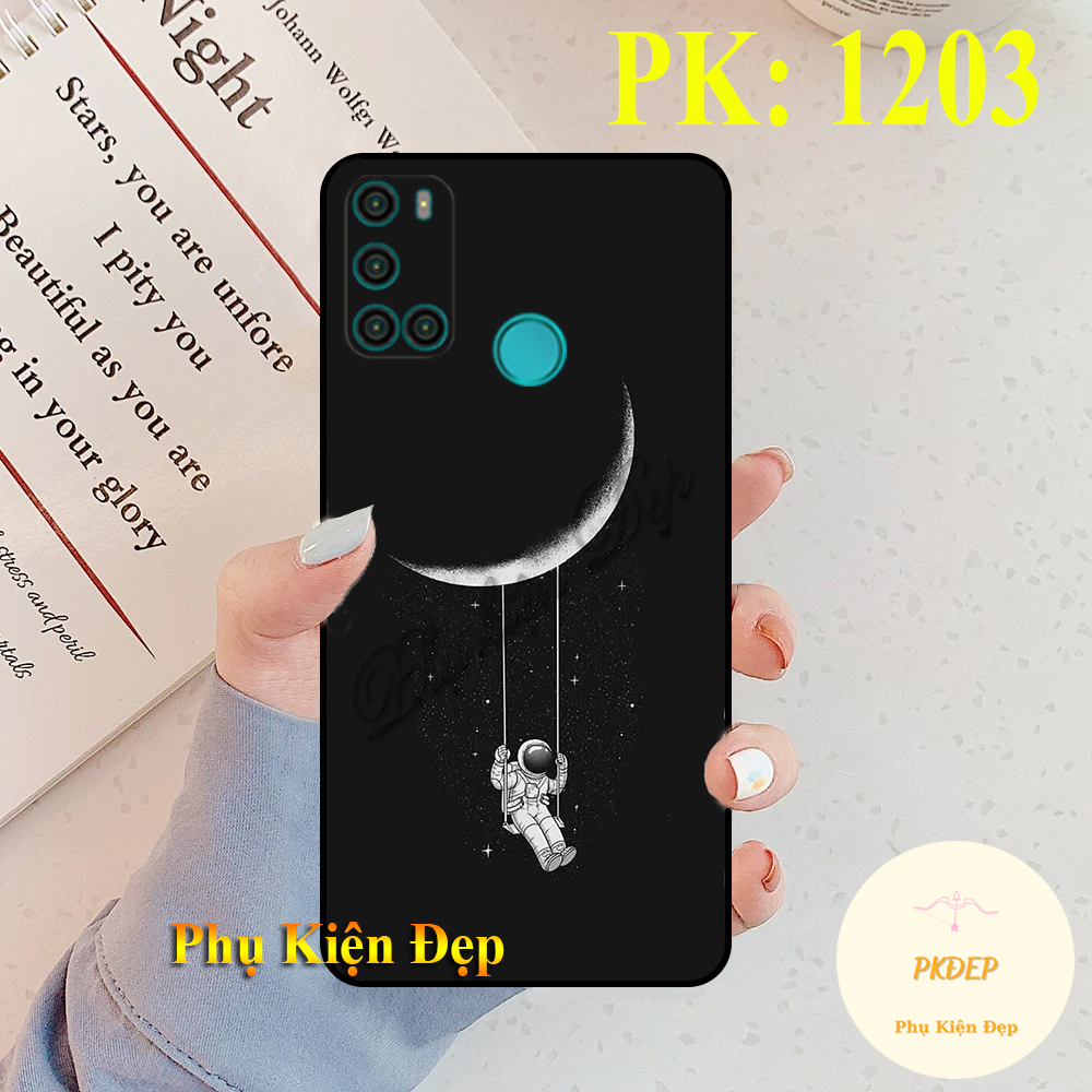 [HCM]Ốp lưng Vsmart Joy 4 dẻo đen  in hình Galaxy siêu đẹp