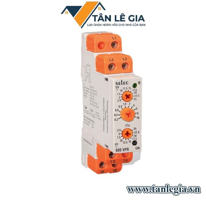 [HCM]Rờ le bảo vệ Điện áp Selec 600VPR-310/520