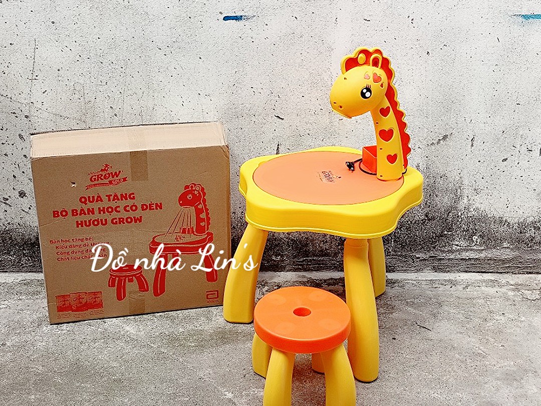 Bộ bàn học có đèn hưu grow