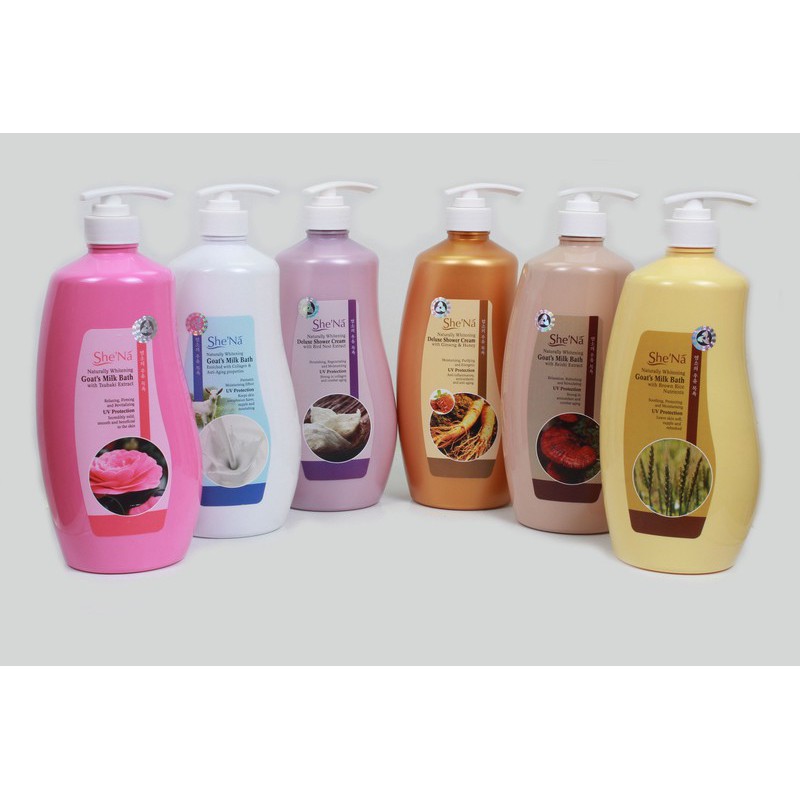 Sữa tắm dưỡng da cao cấp Shena - 1200ml