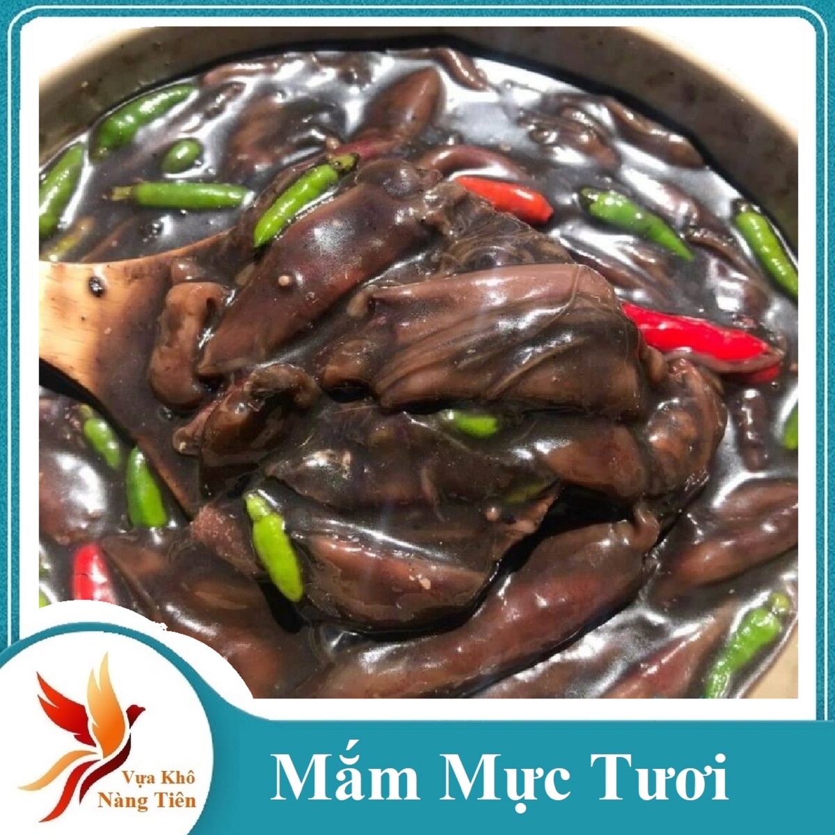 Mắm mực phú yên loại đặc biệt nhiều mực thơm ngon - vựa khô nàng tiên