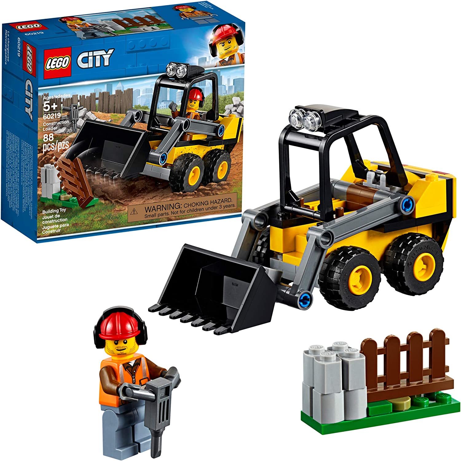 Đồ chơi lego city - xe xúc công trình - 60219