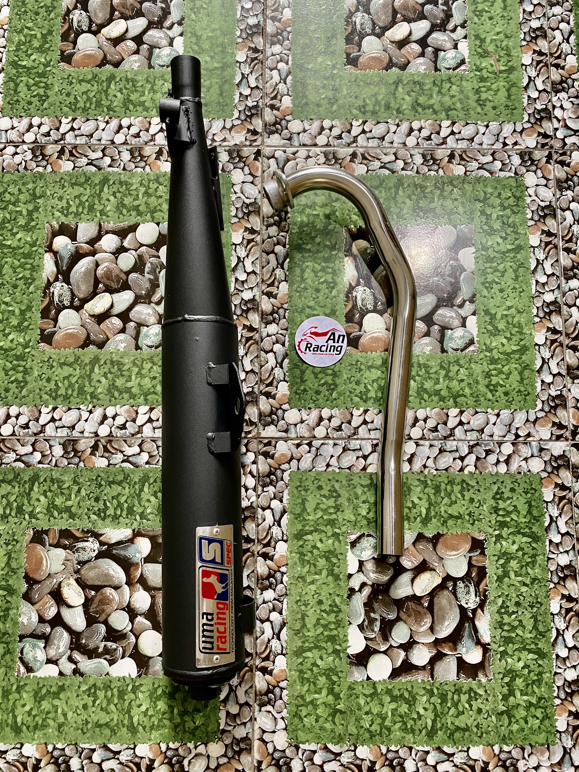 Pô uma gắn exciter 135 móc