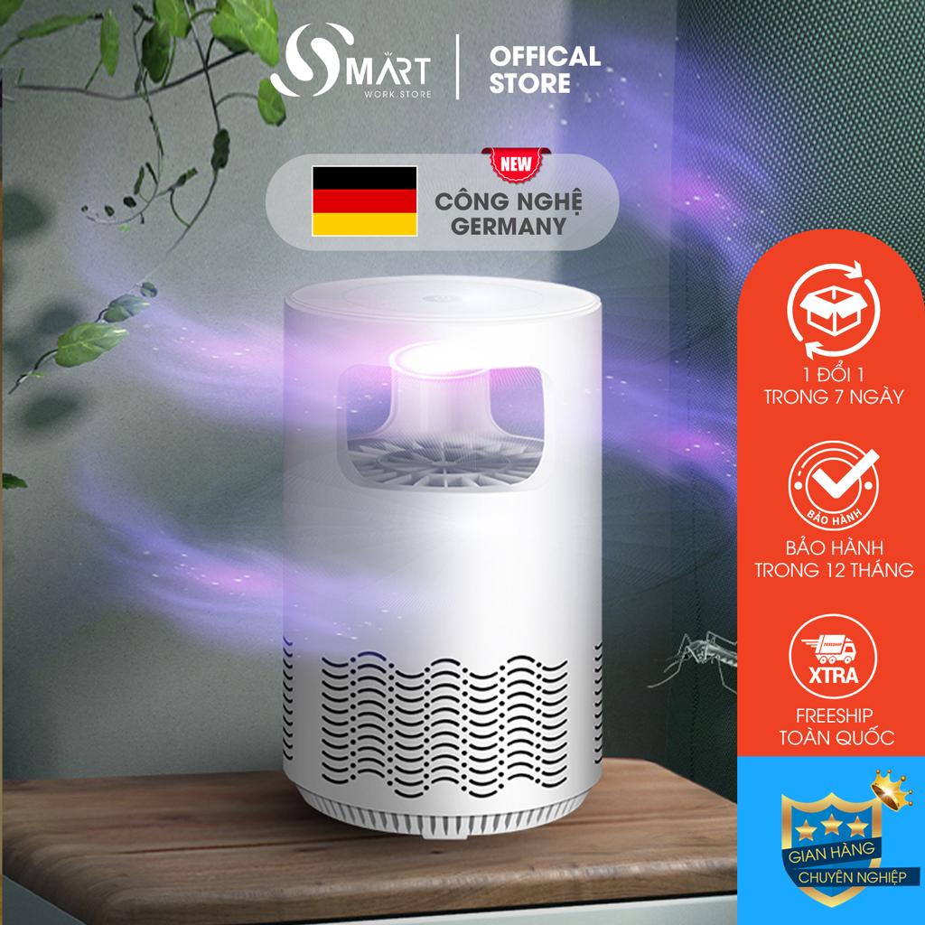 Đèn bắt muỗi, máy bắt muỗi côn trùng thông minh smartwork