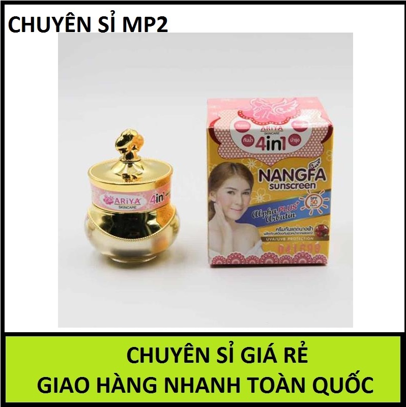 [ CHUYÊN SỈ ] Combo 5 Kem Nangfa Sunscreen Ariya 4in1 SPF 50 Thái Lan - Dưỡng Trắng Da , Chống Nắng Che Khuyết Điểm