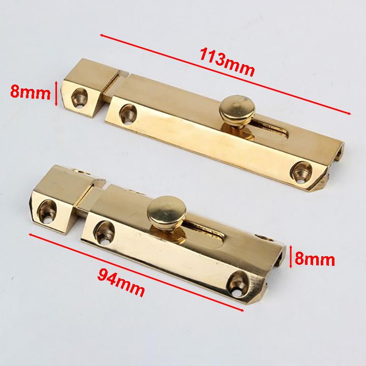 Khóa chốt ngang màu vàng