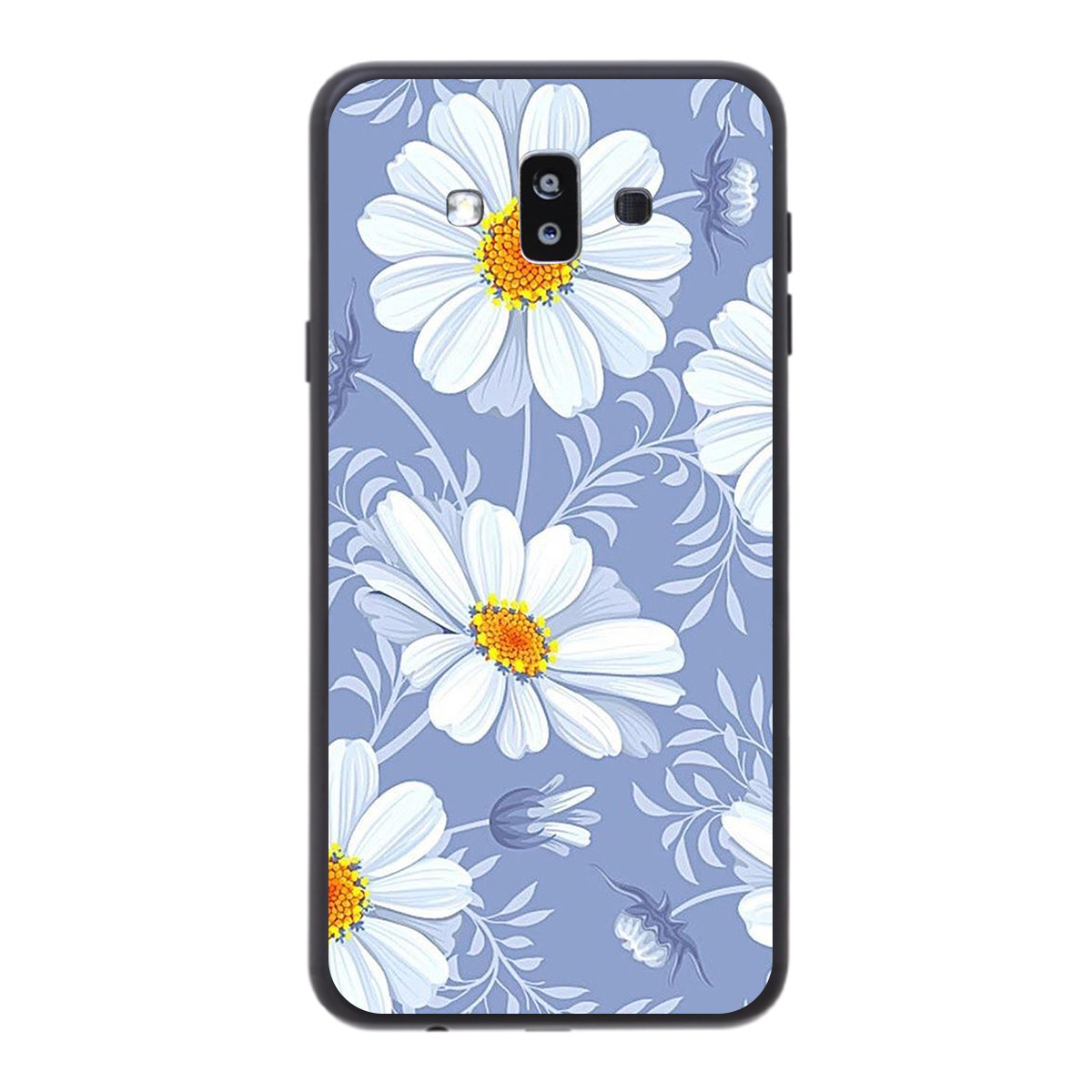 Ốp lưng dành cho điện thoại Samsung Galaxy J7 Duo in họa tiết Bông cúc trắng