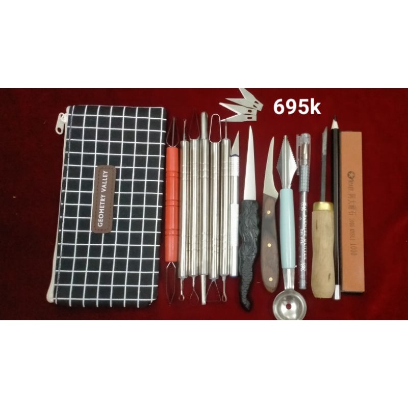 Dao khắc dưa hấu nghệ thuật,bộ tỉa thú