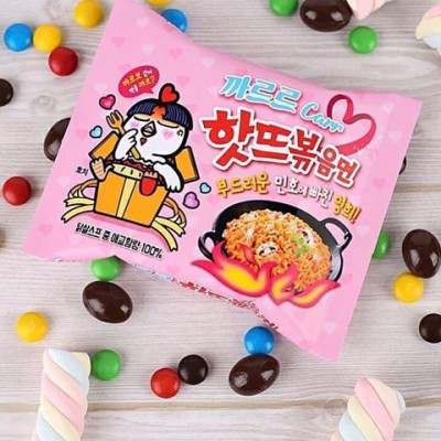 Combo 5 gói mì hồng samyang vị carbonara - hàn quốc.