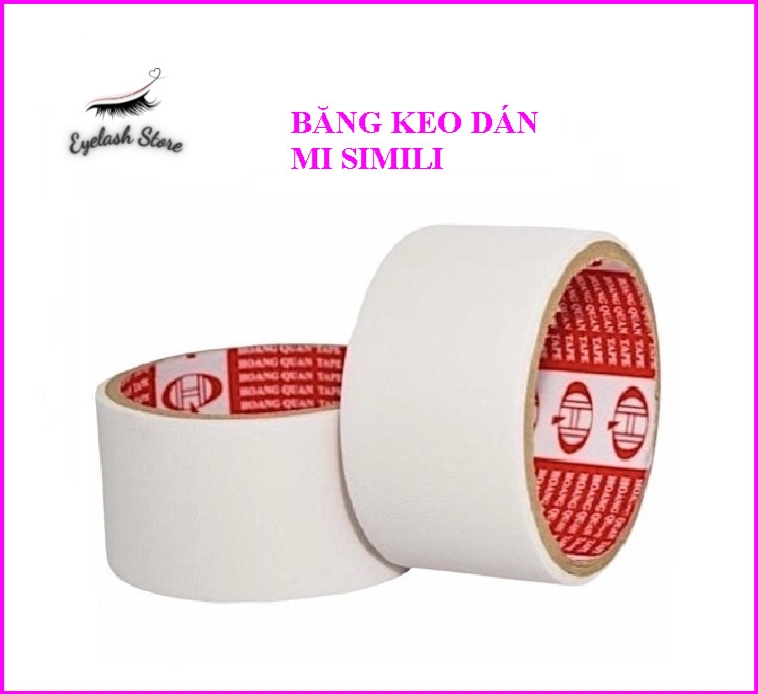Băng keo dán mi, cuộn băng dính simili dán mi dưới và mi trên 1,2f - 5f_eyelash store
