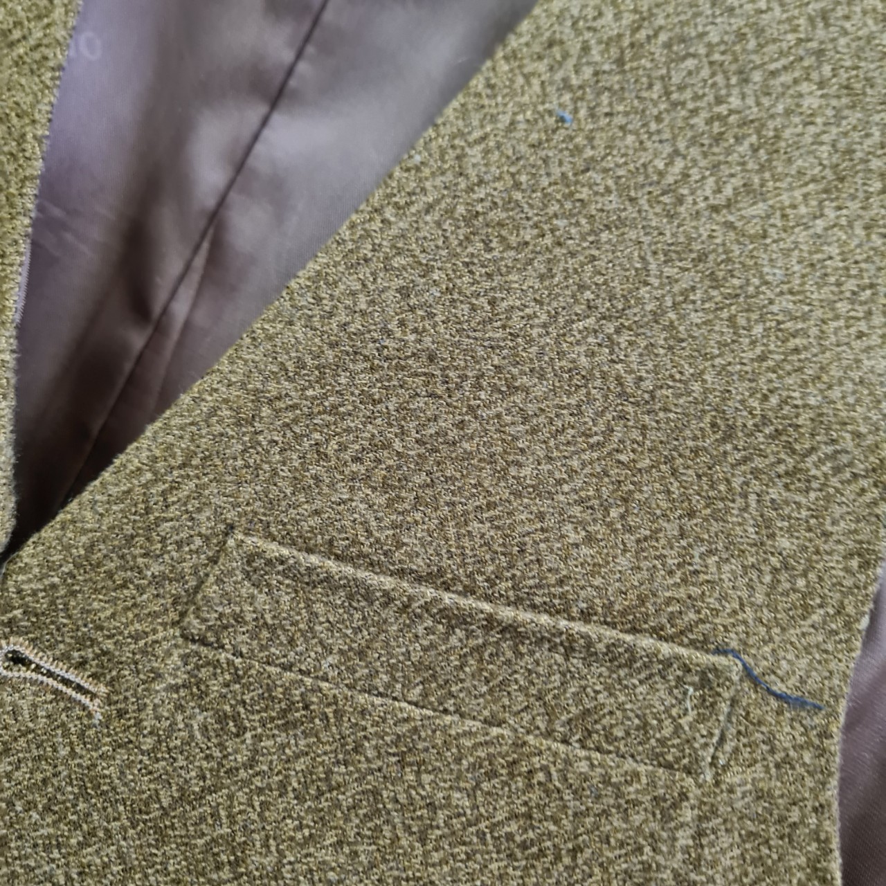 áo Vest Gi-let vải Dạ pha Len màu vàng trầm mặc giữ ấm, làm đẹp, ship nhanh trong 3h