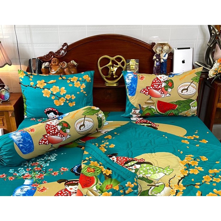 Vỏ gối ôm thun hàn quốc 3D nhiều họa tiết