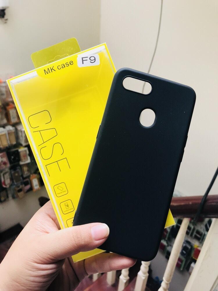 Ốp lưng Oppo F9 silicon dẻo đen cao cấp