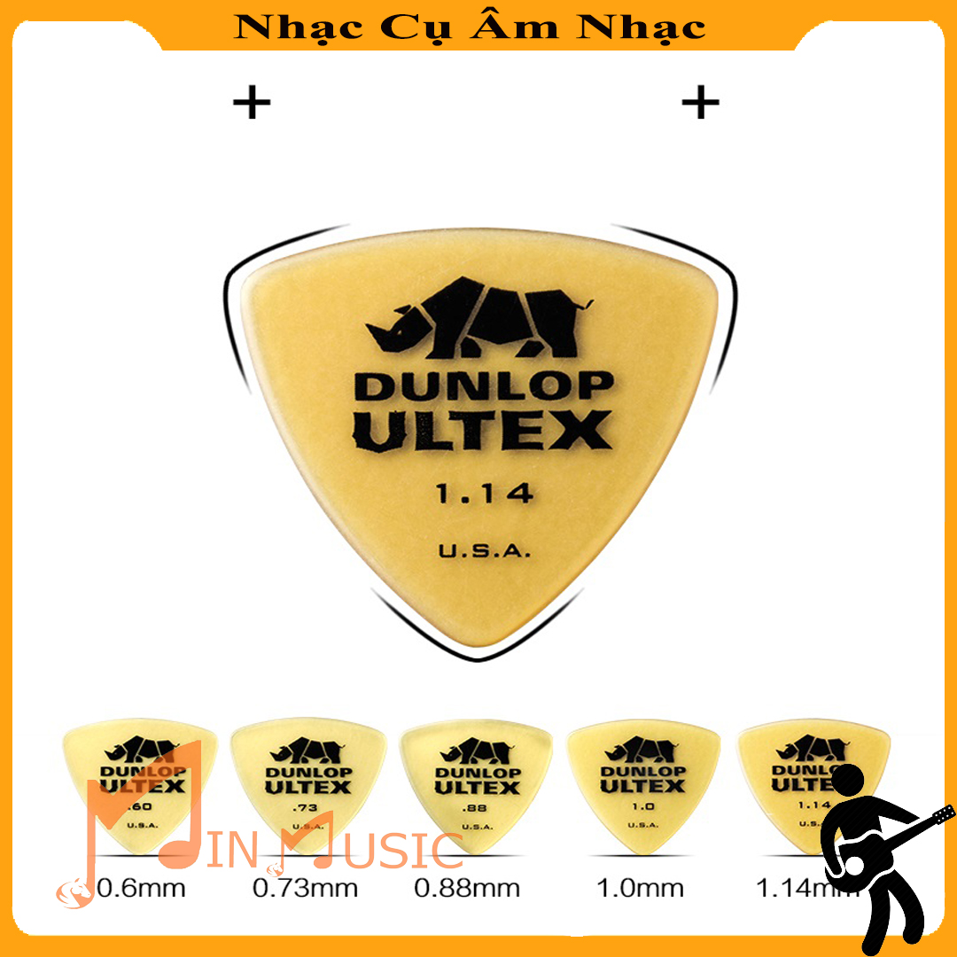 phím gảy đàn guitar Dunlop Ultex Tam giác | Hàng chính hãng chất lượng