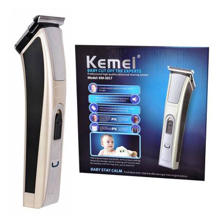Tông đơ cắt tóc bấm viền chuyên nghiệp Kemei 5017 - Hàng chính hãng - Bảo hành 12 tháng