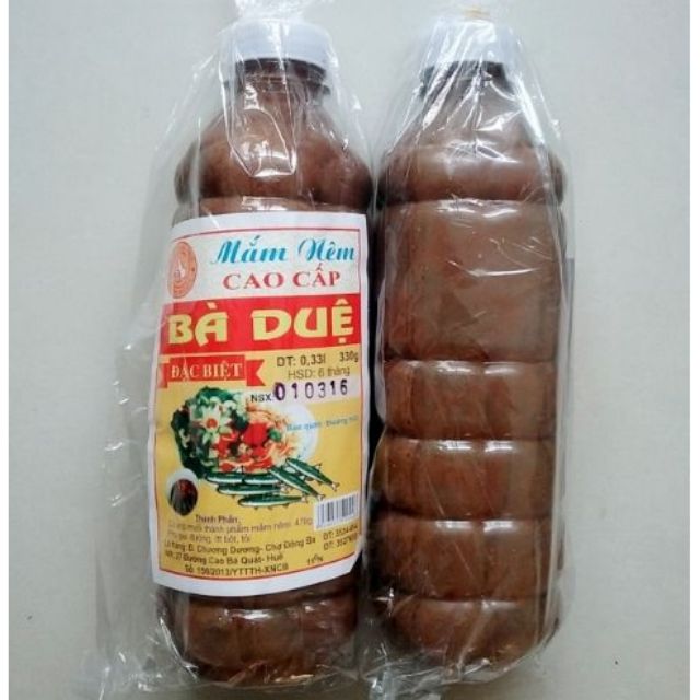 mắm nêm 500ml Bà Duệ, Đặc sản Huế