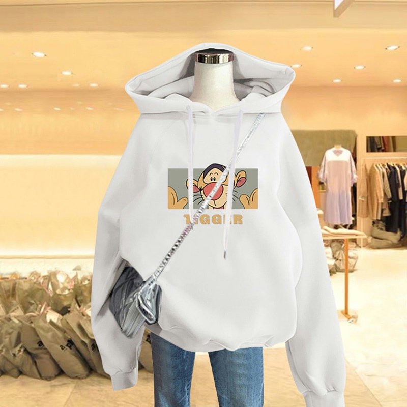 Áo khoác nỉ unisex Áo sweater hoodie nam nữ from rộng TIGER DC306