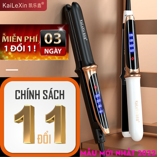 Siêu rẻ - Máy duỗi tóc uốn tóc KaiLeXin chuyên nghiệp phù hợp với mọi loại tóc có thể dùng ép thẳng uốn cụp uốn xoăn gợn sóng