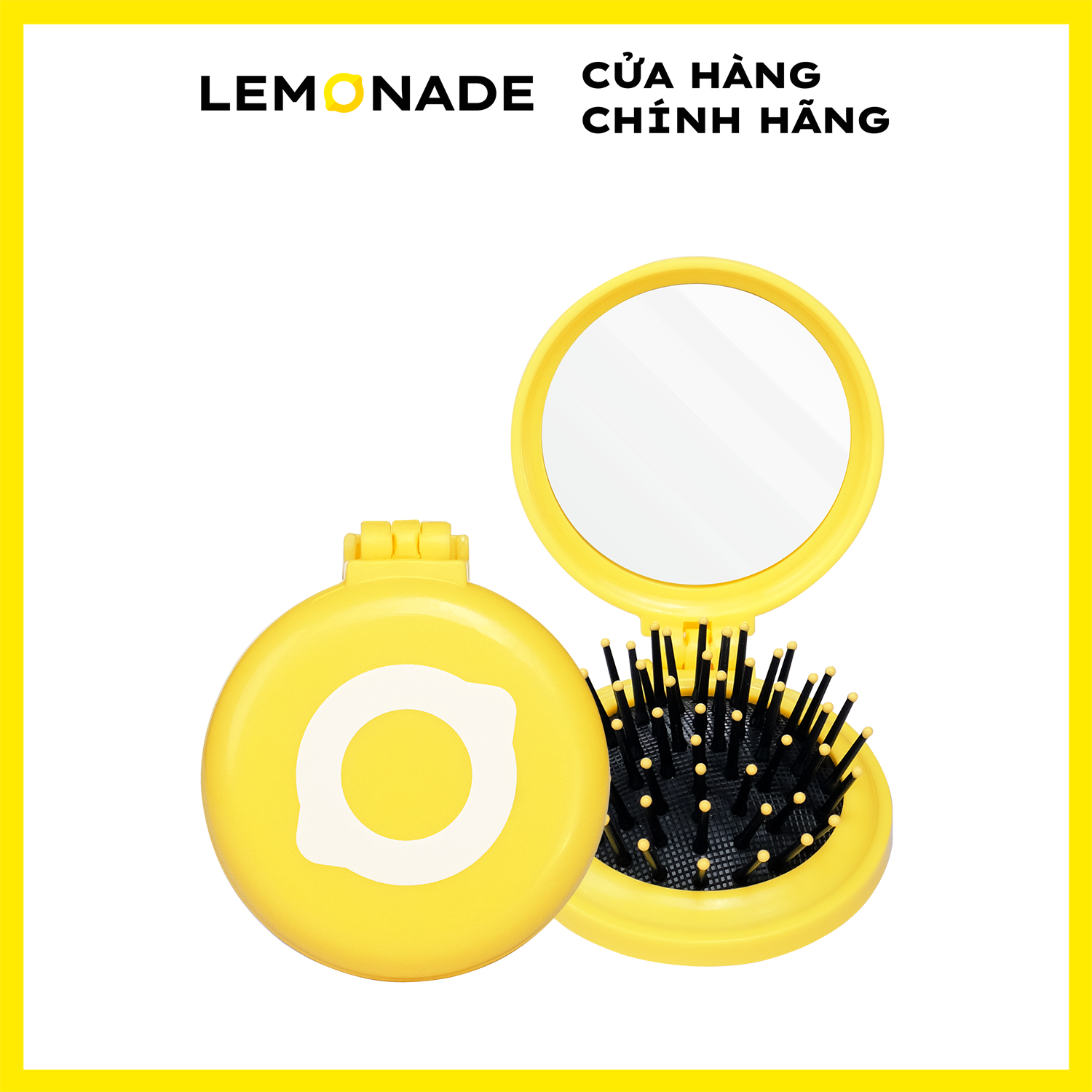 Lemonade Gương lược gấp gọn 2 trong 1 35g