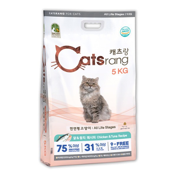 Thức ăn hạt Catsrang hàn quốc cho mèo - bao 5kg