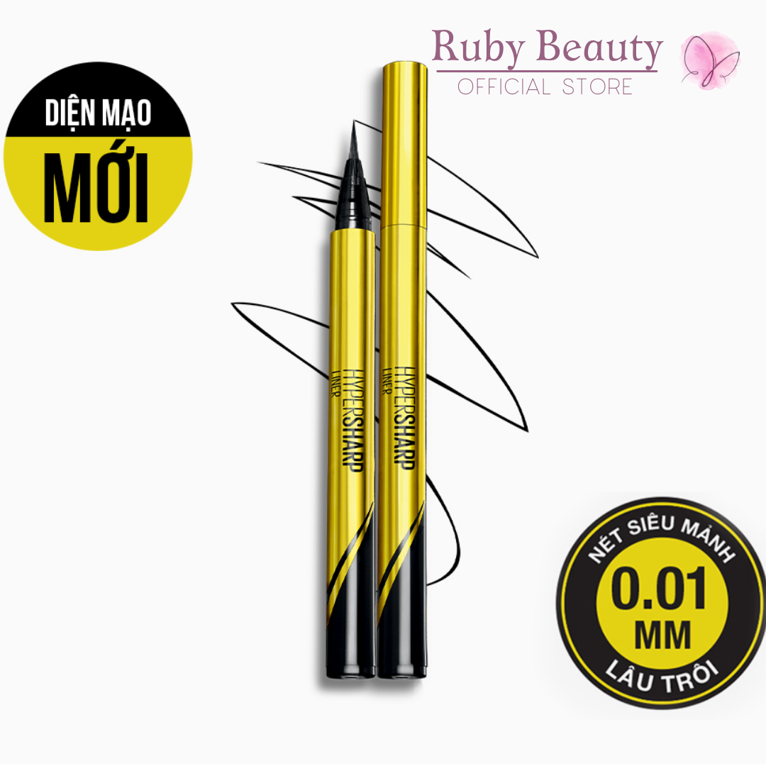 Bút Kẻ Mắt Nước Siêu Mảnh Sắc Nét Không Trôi Maybelline Hyper Sharp Laser Eyeliner 0.5g