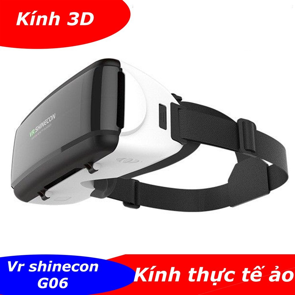 Kính thực tế ảo 3d vr shinecon 6 cho điện thoại 3.5" - 6.0" g06 và g06e android ios