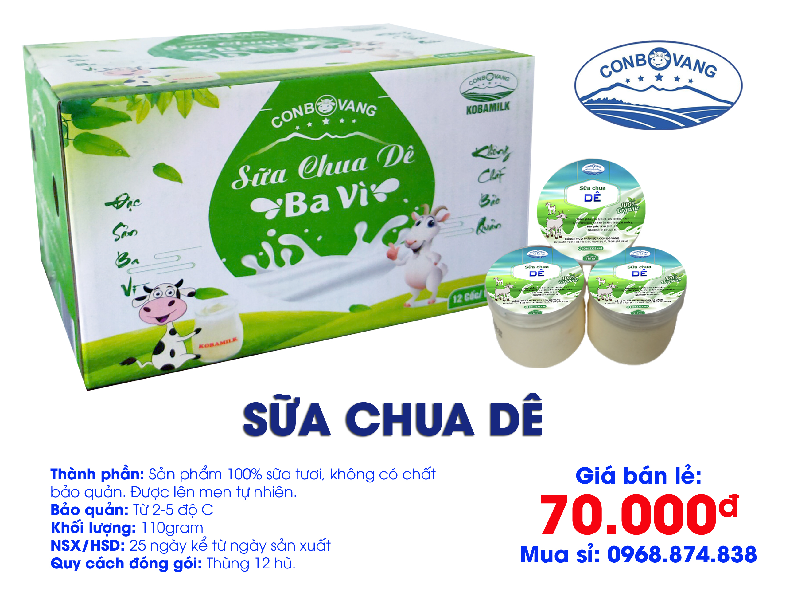Sữa chua dê