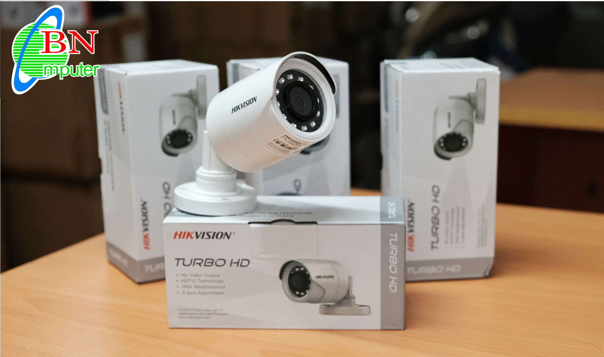 Camera hd-tvi hikvision 16b2-ip 2.0megapixels 4 in 1, camera quan sát thân sắt 2.0mp