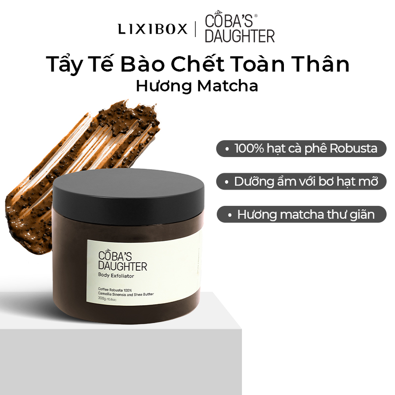   TƯNG BỪNG ĐÓN XUÂN  Tẩy Tế Bào Chết Toàn Thân Hương Matcha CoBa's Daughter Body Exfoliator 