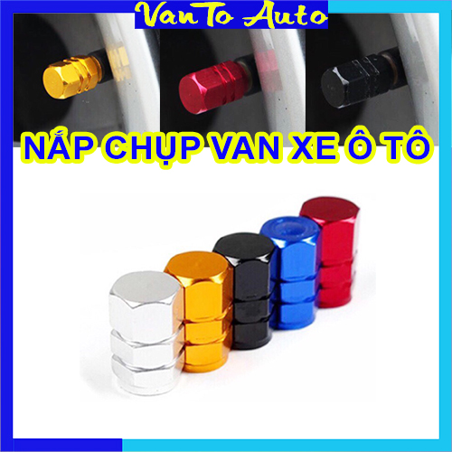 Bộ 4 Nắp Chụp Van Xe Ô Tô