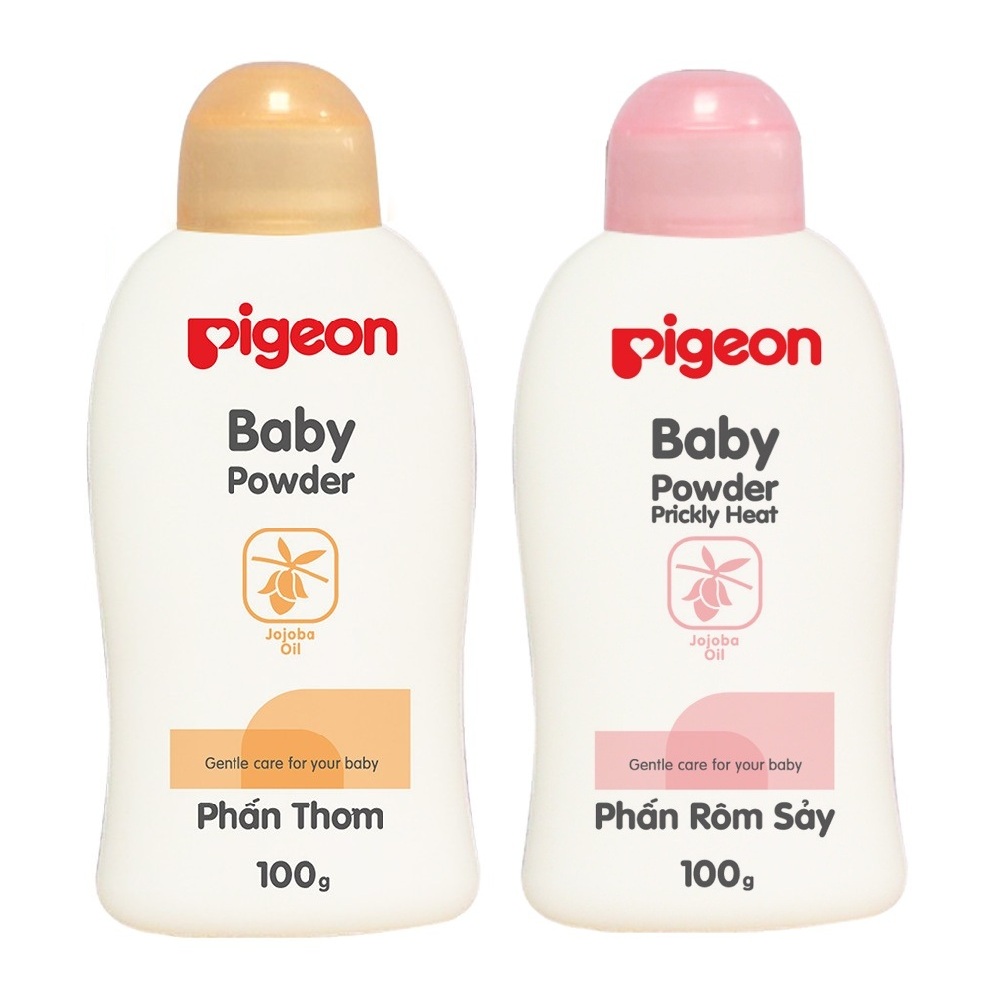 Phấn Rôm Và Phấn Thơm Pigeon hỗ trợ ngăn ngừa rôm sảy cho bé Loại 100g-Hàng chính hãng