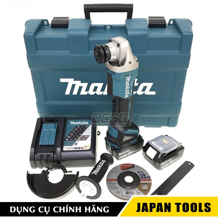 Máy mài góc 125mm dùng pin 18v makita dga508rte | japan tools