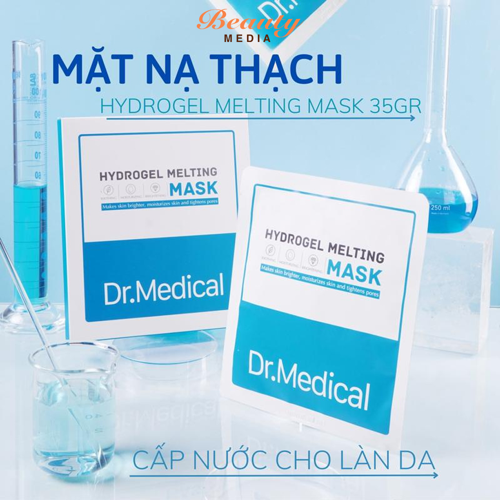 Mặt nạ thạch DR.MEDICAL- Hydrogel melting mask - Mặt nạ thạch collagen hồi sinh làn da sau 1 đêm