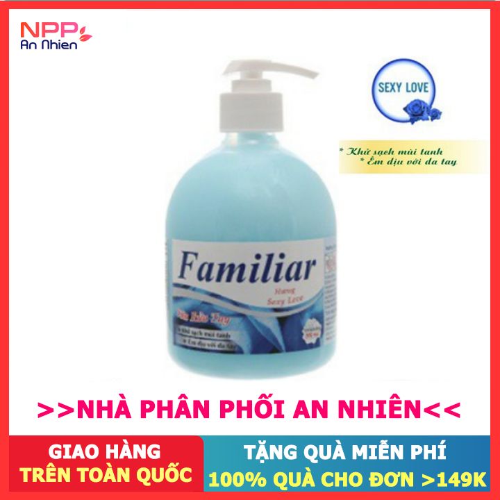 Sữa rửa tay familiar hương sexy love 500ml- npp an nhiên